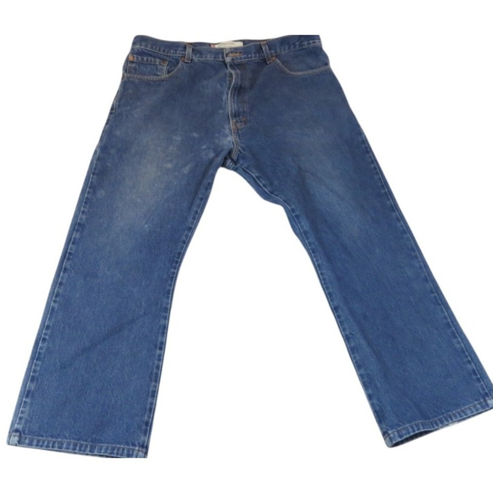 Y2K Levi's 517 Bootcut Jeans Men 38x29 Blue Denim Classic Fit Med Wash Revival